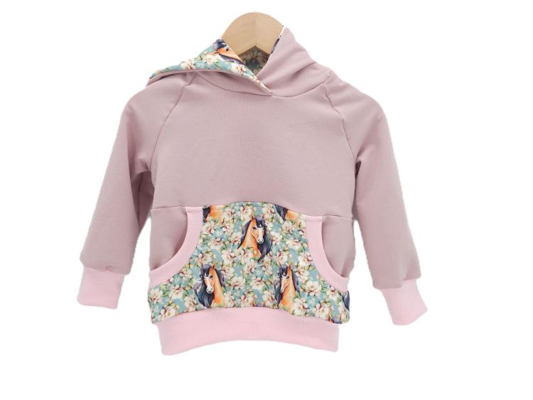 Hoodie [ Kids ] Flower Horses